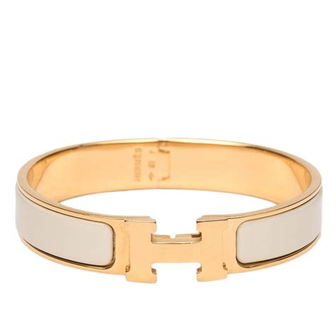 Hermes enamel cuff bracelet